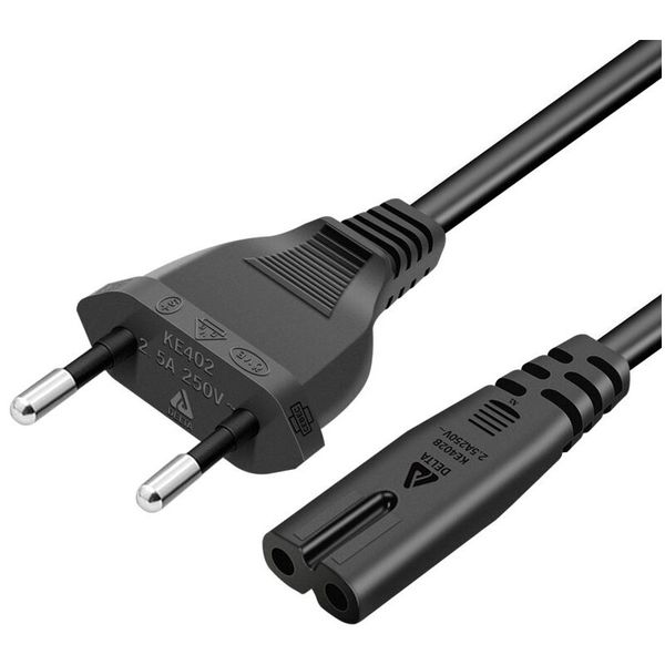 2- Slot Power Cable Euro Plug to IEC320 C7 Figure 8