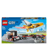 lego city great vehicles airshow jet transporter