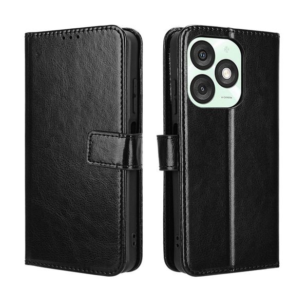 Crazy Horse Pattern Leather Protective Case For Itel S25 Ultra 4G