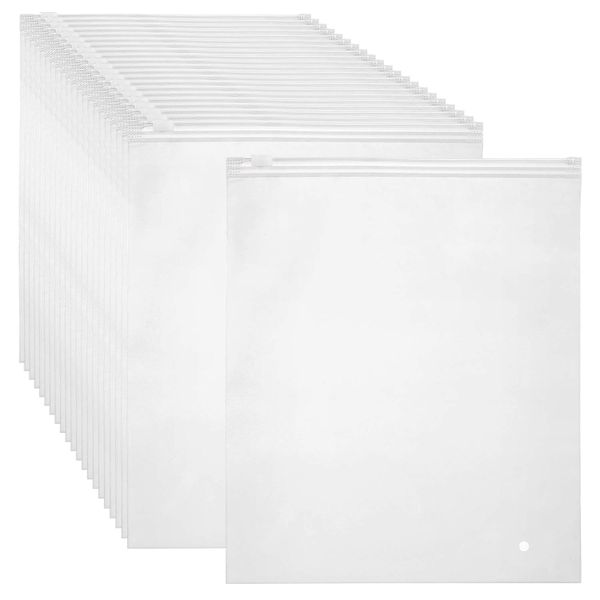 Frosted Zipper Poly Bags(pack of 30)
