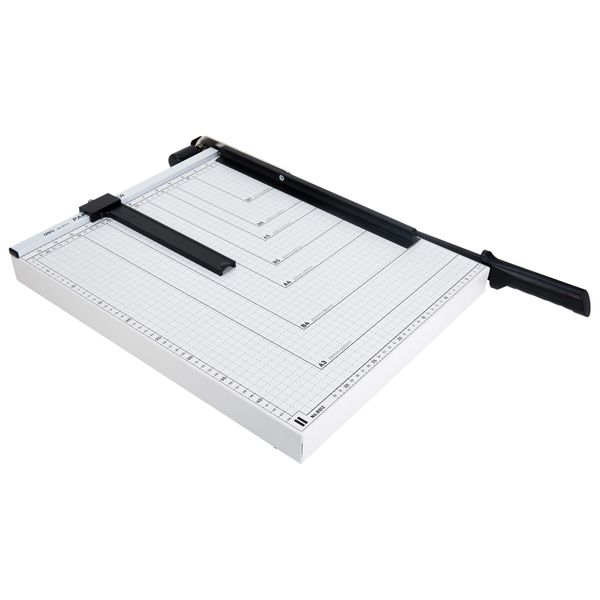 DELI A3 Paper Trimmer - Heavy-Duty Metal Base Cutter with Precision Grid