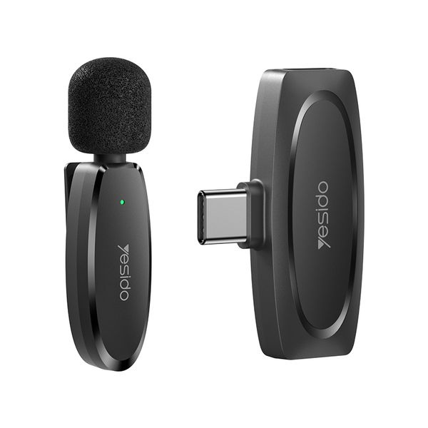 Yesido KR11 Rechargeable Type-C Portable Wireless Lavalier Mic