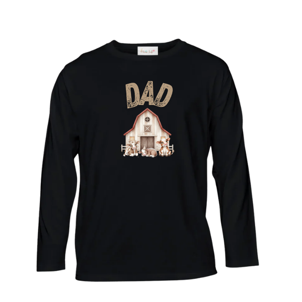 Long Sleeve Tshirt -Eng-Farmer Pink image