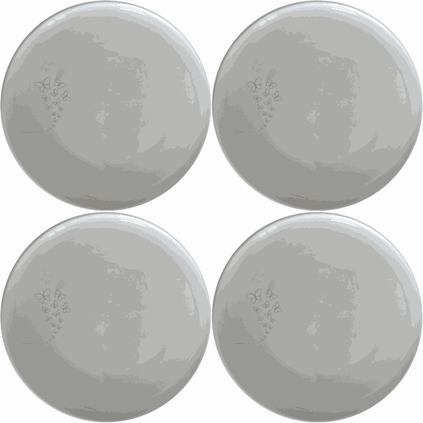 Delicate Butterflies Side Plate Set of 4 - Range 4