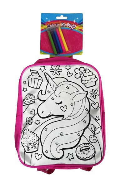 Roly Polyz Colour In Unicorn Cupcake Backpack