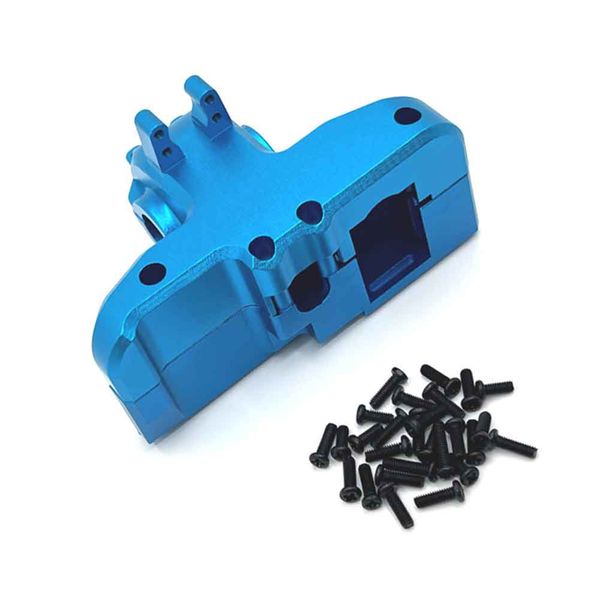 Rc Car Upgrade Rear Wave Box Cover Gear Cover Kit for Mjx 1/14 Blue