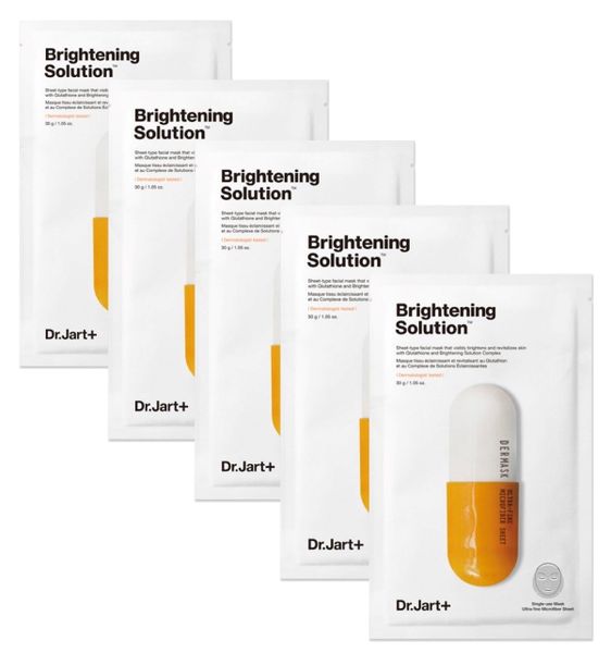 Dr Jart+ Brightening Solution Sheet Mask (5 Masks)