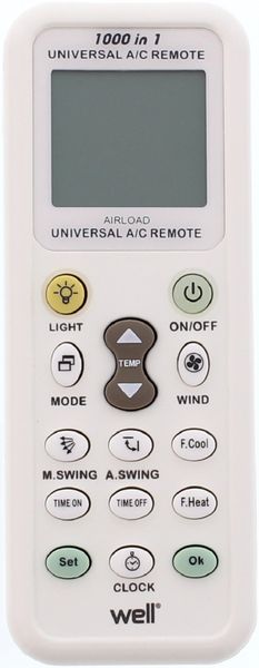 Well - Universal Air Conditioner Remote - Airload