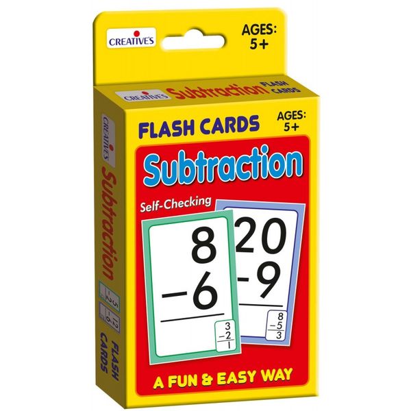 Flash Cards Subtraction (Maths)