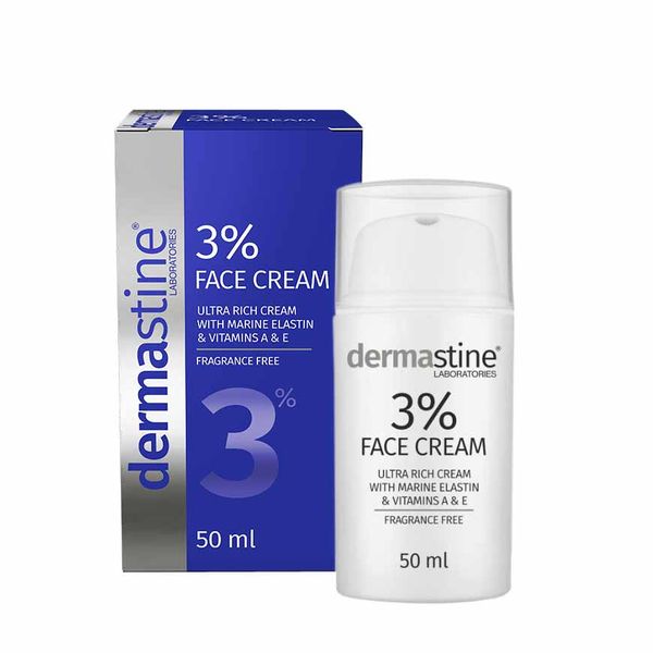 Dermastine Face Cream 3% Fragrance-Free 50ml
