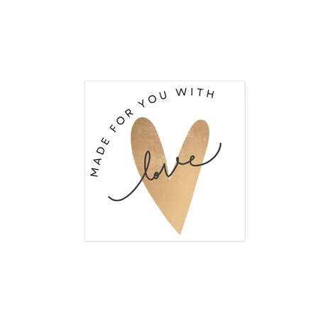 Made for You with Love Stickers - Pack of 100 Image