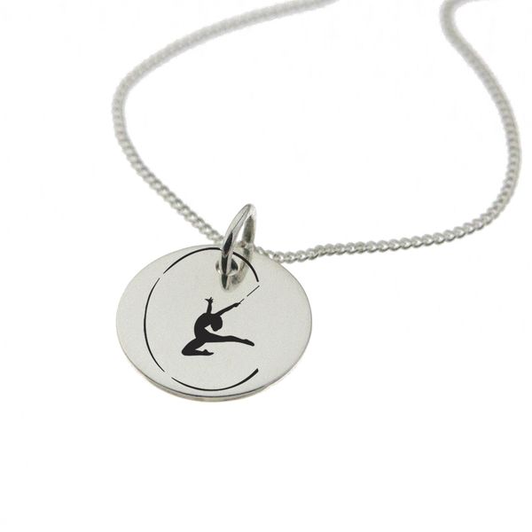 Dancer Sterling Silver Necklace with Chain
