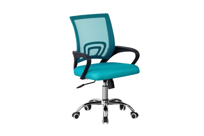 TOCC Tippy Mod Operator Chair with Chrome - Full Turquoise