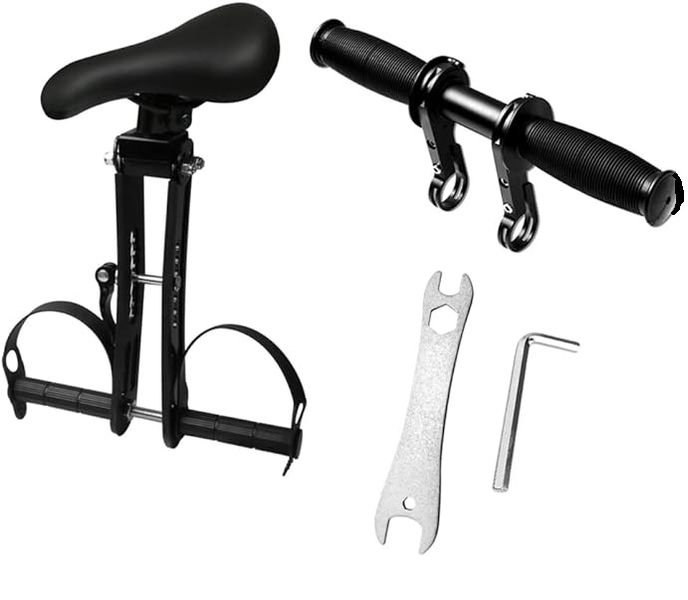 Front Mounted Children's Bicycle Seat with Handlebar Attachment
