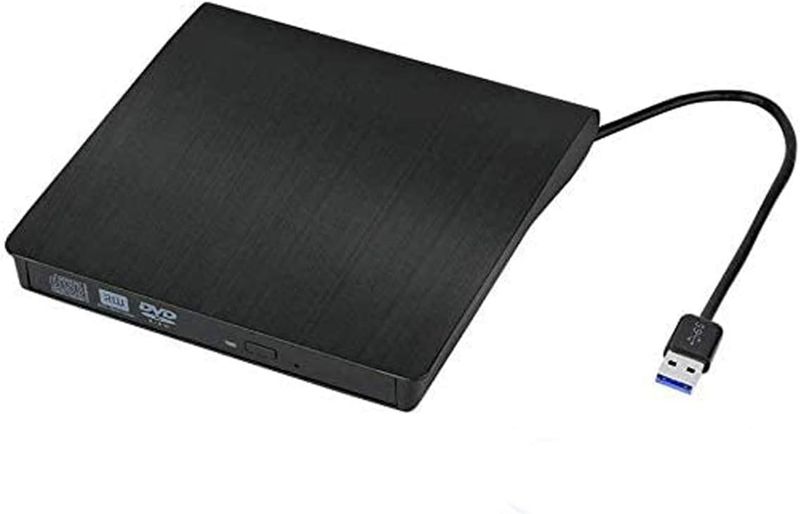 External DVD drive, portable USB 3.0 CD burner +/-RW drive