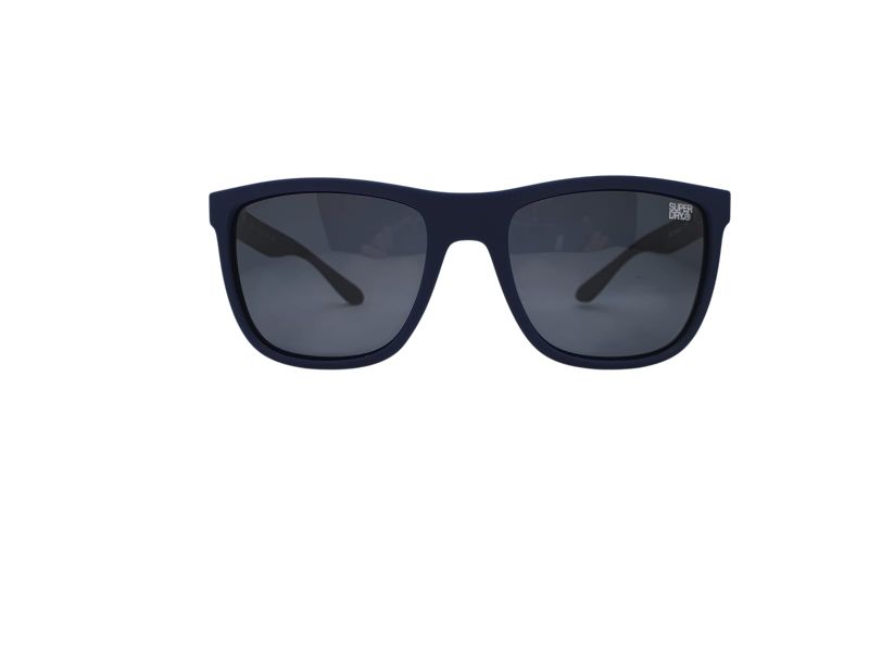 Superdry SDS RUNNERX Polarized Navy Blue Tortoise Smoke Grey Sunglasses