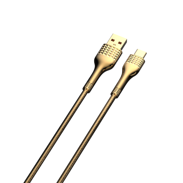 LDNIO - Fast Charging Gold-Plated USB to Type-C Data Cable LS-651
