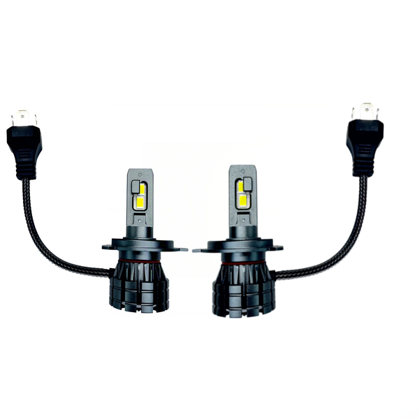 ECOMLIGHT H4 LED Headlight Bulbs 180W 6000K-8500K Pair Plug &amp; Play 12V-36V