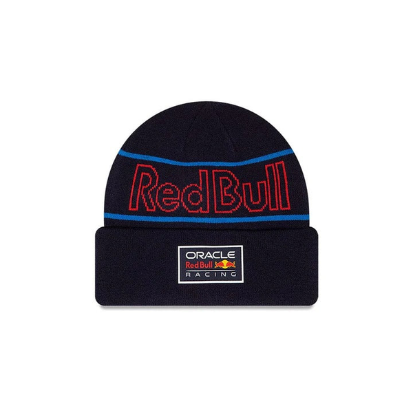 Red Bull Racing Neweara Mens MV Team Cuff Beanie - Night Sky