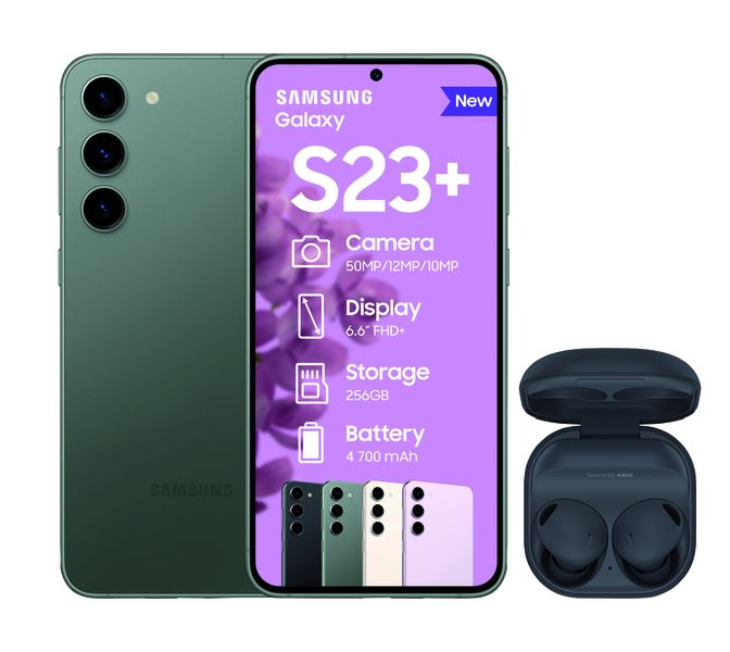 Samsung Galaxy S23 Plus 5G 256GB Dual Sim - Green with Buds2 Pro