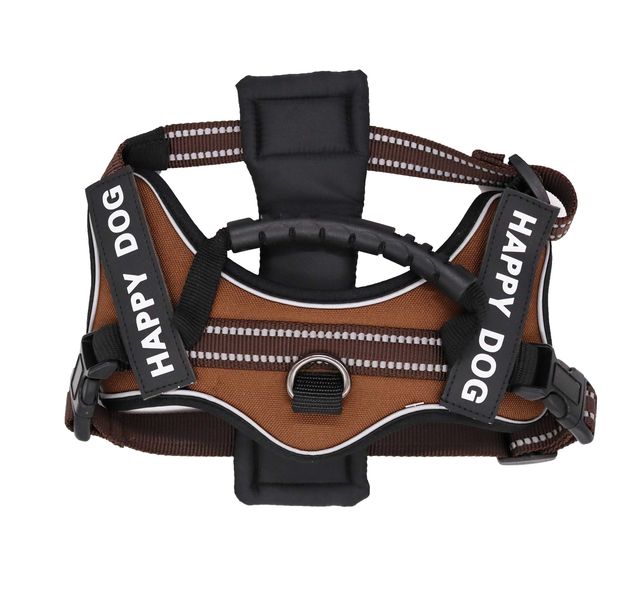 Dog's Life No Pull Control Handle Dog Harness (Dark Brown)