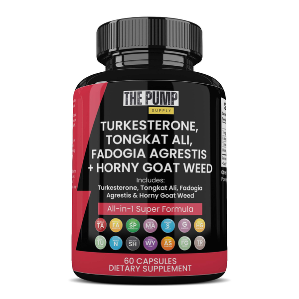 Turkesterone, Tongkat Ali, Fadogia Agrestis + Horny Goat Weed