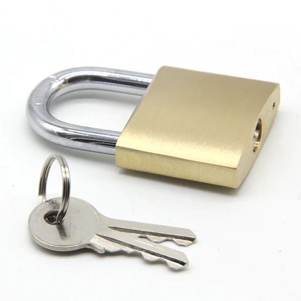 Safety Brass Padlock With Double Keys