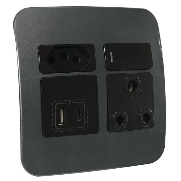 Veti USB A &amp; C Port Wall Socket (VG29B) Major Tech