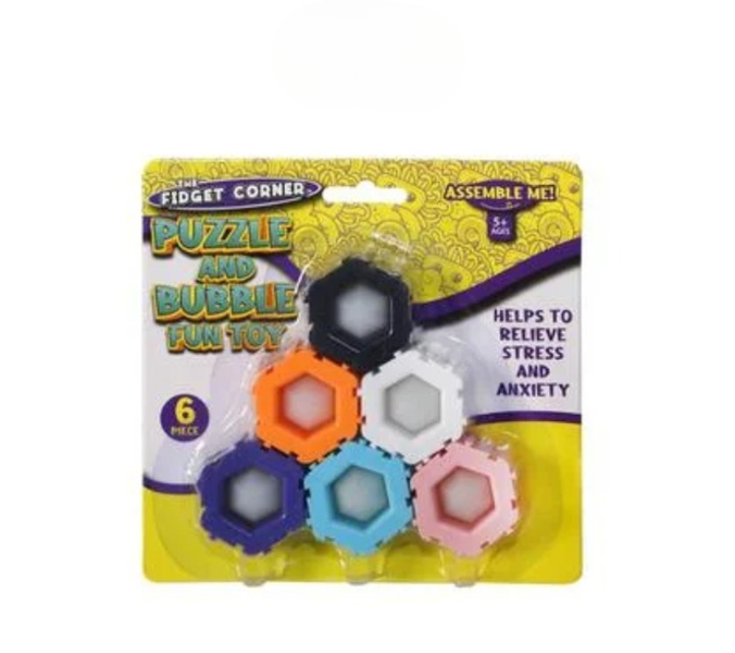 Deluxe 6-Piece Sensory Slide Puzzle - Perfect for Kids &amp; Adults