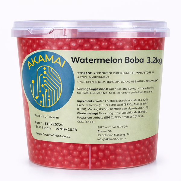 Watermelon Boba Pearls 3,2kg Popping Boba for Bubble TeA