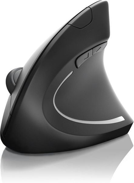 Ergonomic Wireless Mouse | 2.4G Silent Click | Comfort Grip | Black