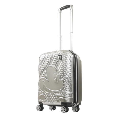 FUL Disney Mickey Mouse 2 Piece Luggage Set Silver Shop