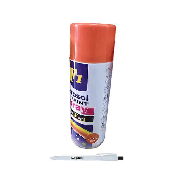 2Pcs Quality 450ml Jialing Red Car/Multipurpose Spray Paint With ReVibe Pen