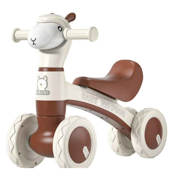 New Model Kids Ride-On Balance Bike-Brown