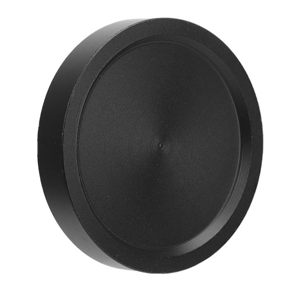 M54x0.75 threaded lens cover black alloy