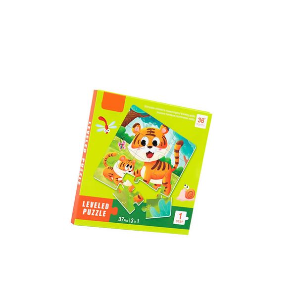 75 Piece Of 3 In 1 Leveled Kids Puzzle Book KP-69-37