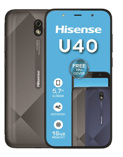 Hisense Infinity U40 16GB Dual Sim - Titanium