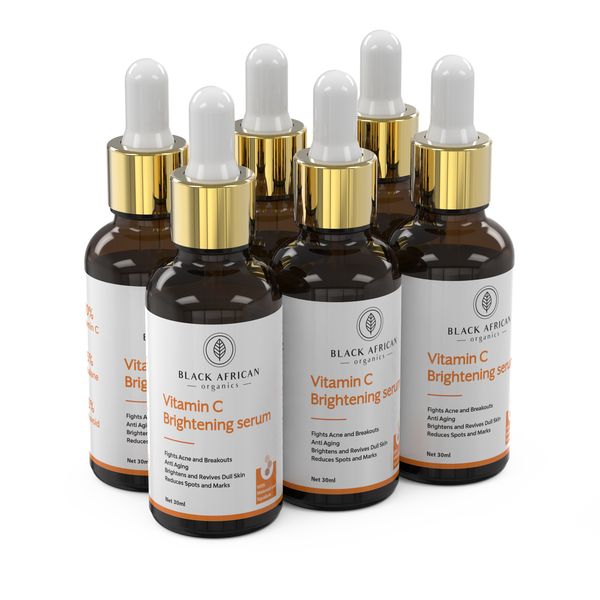 Vitamin C &amp; Hyaluronic Acid Brightening Serum Acne and Dark Spots x 6
