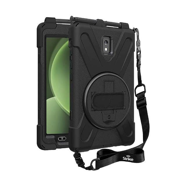 TUFF-LUV Armour Jack Rugged &amp; Strap case Compatible with Samsung Galaxy Tab Active 5 [Model Number: X300/X306B] - 1 Year Warranty