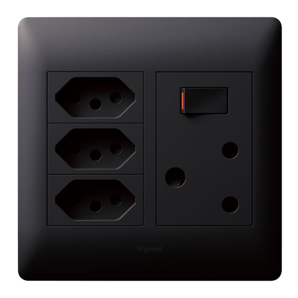 Legrand - Ysalis - Old RSA + 3 New RSA sockets 4x4