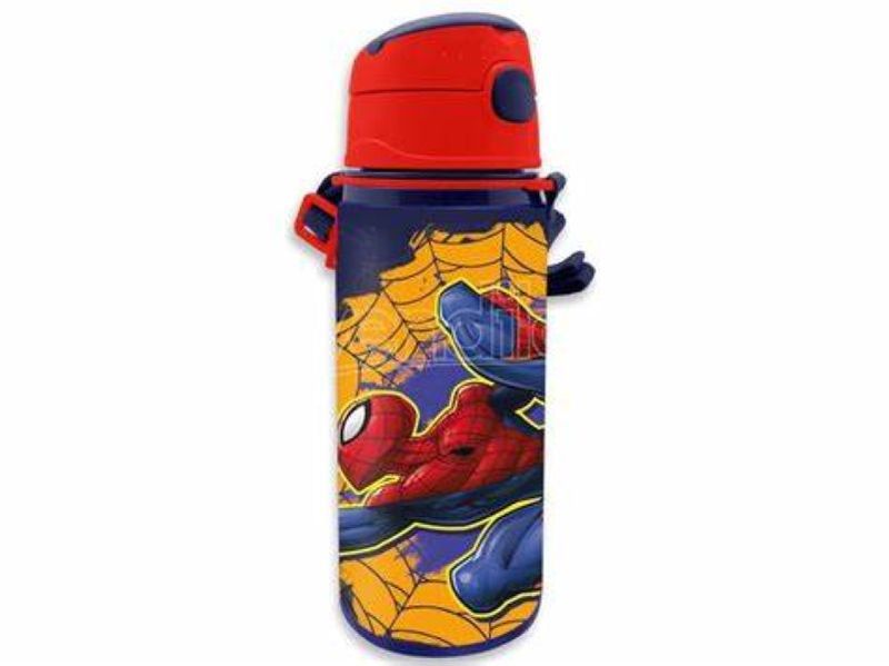 Spiderman Canteen with Strap 600ml