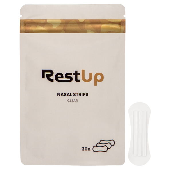 Clear Nasal Strips - Athletic Breathing, Sleep Aid | RestUp 30pk