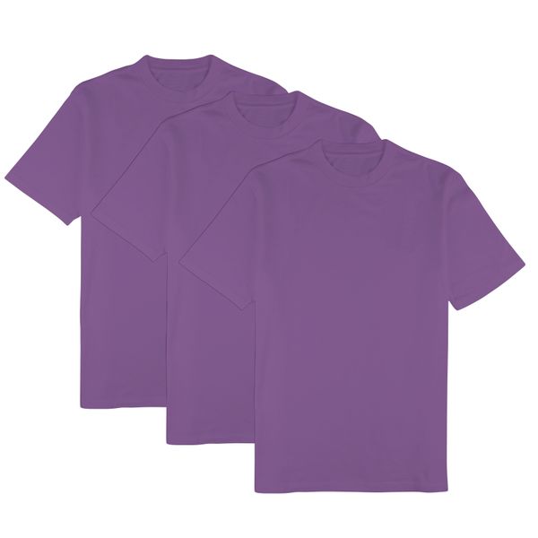 Pappa Joe - Men's Basic T - Purple (3 Pack)