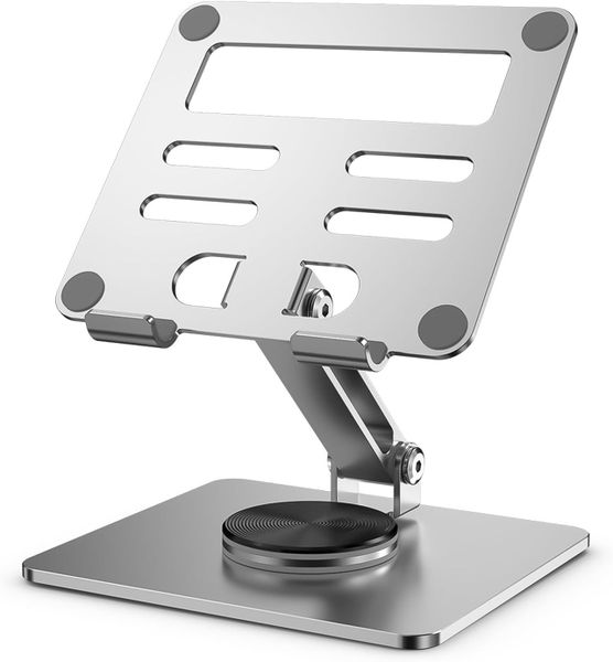 Tablet Stand Holder for Desk with 360 Rotating Base Office Accessories
