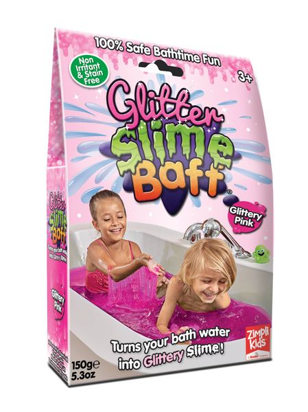 Zimplikids Glitter Slime Baff Pink