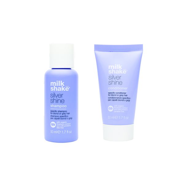 Milkshake Silver Shine Shampoo &amp; Conditioner Mini Travel Set