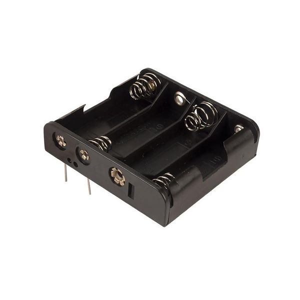 Keystone (2477) Battery Holder, AA x 4, Through Hole