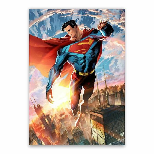 Superman In Metropolis Poster - A1