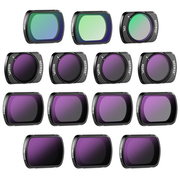 Neewer 14 Pack Magnetic ND, CPL &amp; Effects filter set For DJI OSMO Pocket 3