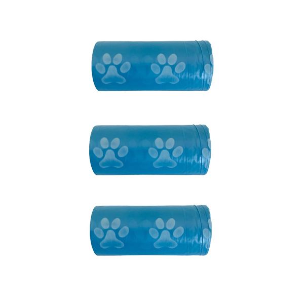Doggy Clean Up Bags - 3 Rolls (Blue)